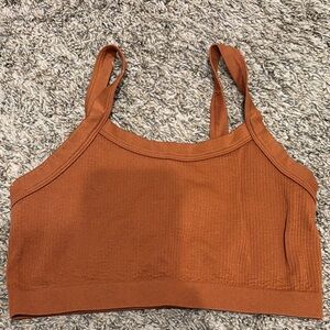 Women's Stylish Rust Crop Top